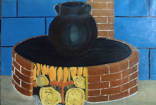 NFT The Black Clay Stove by Dañelete