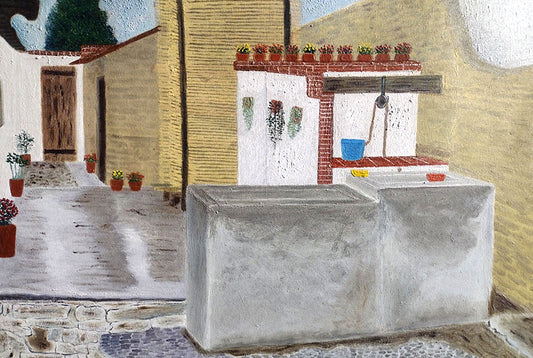 NFT Patio of a house in Capultitlan, Toluca, State of Mexico. by Dañelete
